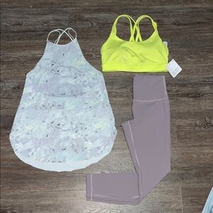 NWOT Lululemon Matching Bundle. Size 6
